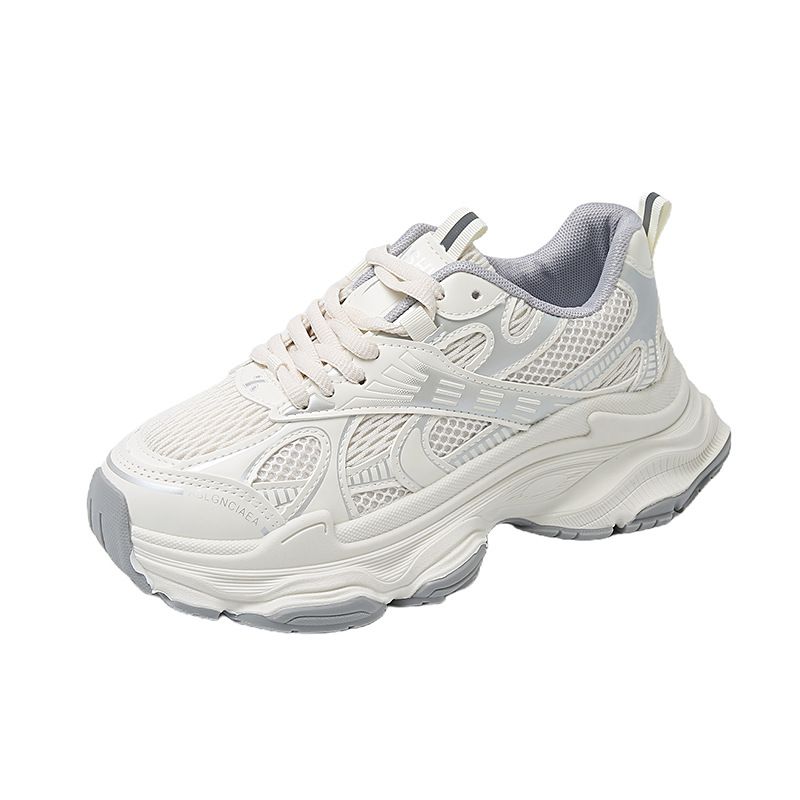 Spring Platform Sneakers For Women - Chunky Dad Shoes With Height Boost | Cushioned & Breathable For Running & Casual Wear (Model ZL7517)_vogvips.com