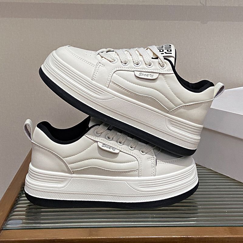 Little White Shoes Female And Female Students Leisure Sports Versatile Board Shoes Street Shooting_vogvips.com