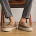 SHLIANG New Suede Leather Men's Loafers Cow Suede Slip On Flats Handmade Male Casual Shoes Leisure Walk Moccasins Outdoor Business Shoes Y0634_vogvips.com