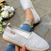 plus-size New Casual Round-toe Low-top Shoes With Waterproof Platform Slip-on Loafers_vogvips.com