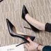 Genuine Black High Heels Size 32-45 Professional Work Elegant Thin Heel Comfortable Soft Leather Single Shoes For Women_vogvips.com
