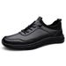 Casual Leather Shoes Men's Sports Shoes Casual Shoes Elastic Band Lazy Men's Shoes_vogvips.com
