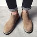 New Leather Spring Men's Shoes High-top Men's Heightening Tooling Martin Boots_vogvips.com