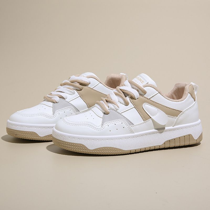 Little White Shoes Female Students Thick-soled Heightening Sports Board Shoes Casual Street Shooting_vogvips.com