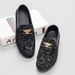SHLIANG Men's Loafers Flower Pattern Business Casual Formal Shoes Driving Shoes Fashion Popular For Men Work Footwear Y0305_vogvips.com