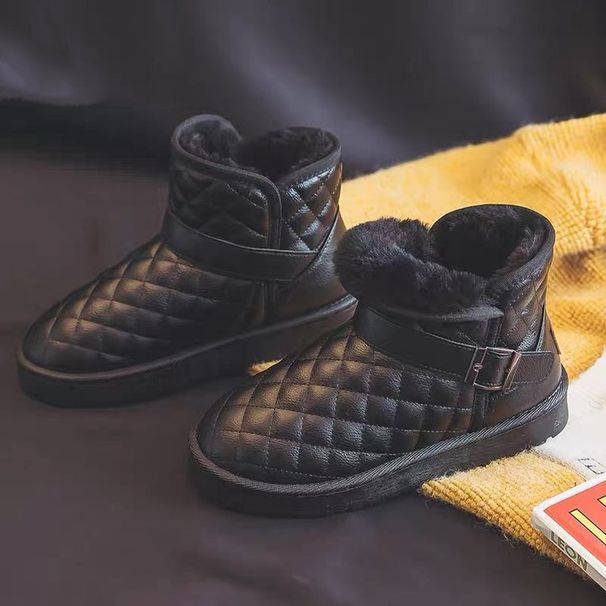 1178225343@qq.com Foreign Trade Cross-Border For Women Winter Fleece-Lined Loafers New Thick-Soled Height-Increasing Snow Short Warm_vogvips.com