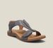 Women's Shoes Summer Flat Arch Massage Velcro One Word Casual Beach Sandals_vogvips.com