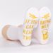 Cotton socks sole letter dot non-slip BEER neutral mid-tube English socks_vogvips.com