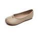 Women's Mirror Split-toed Pig's Trotters, Flat-soled Single Shoes With Shallow Mouth And Skirt_vogvips.com