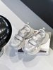 Dad's Women's Sandals 2025 Summer New Mh Breathable Hollow Velcro Lightweight Height Increasing Sports And Leisure_vogvips.com