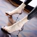 Summer's Popular Sandals With A High-end Feel, Delicate Heels, Elegant Rhinestone Beading, Trending On Instagram,_vogvips.com