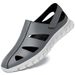 Beach Cool Leather Shoes Microfiber Men's Casual Men's Shoes Driving Shallow Hole Shoes_vogvips.com
