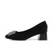 MTX Sheepskin Version ~ High Heels Fashionable Outdoor Wear High-end Thick Heel Single For Women 2025 Formal Professional_vogvips.com