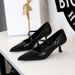 SEVEN BIG TREES Women's Elegant Pointed Toe Stiletto Heels With Ankle Strap For Evening Parties - Comfortable Mid Heel Dress Shoes In Black, Wine Red_vogvips.com