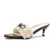 In Stock~Chic Tassel High-heeled For Women, New Summer Vintage Style Slip-on Sandals With Thin Heels_vogvips.com