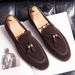 TerraStride Slip-On Leather Spring Autumn New Casual Loafers Large Size Men's Shoes_vogvips.com
