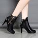 Martin Autumn Winter New Short Thin High Heel Fashion Plus Size Women Boots_vogvips.com