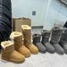 Classic Design Women Tall Short Snow Boots Knee Womens Winter Warm Boot Cozy Sheepskin Plush Casual Boots Beautiful Gift_vogvips.com
