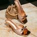 Women's Champagne Strappy Heels & Crystal Bag Set – Glamorous Evening Sandals With Rhinestone Clutch (Matching Luxury Outfit)_vogvips.com