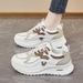 Spring 2026 Women's New Style Thick-soled Soft-soled Casual White Sneakers_vogvips.com