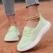Slip-On Lazy One-Piece Cross-Border Four Seasons Casual Women's 2025 New Model Mom Low-Cut Flat Walking Shoes_vogvips.com