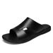 Summer Men's Shoes New Beach Cool Leather Men Fashion Man Designer Simple Light Comfortable Outdoor Cowhide Slippers_vogvips.com