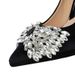 3255-H72 Ultra Shih Tzu Velvet Mature Sexy High Heels With Rhinestone Bowknot Thin Heel Waterproof Platform Women's_vogvips.com
