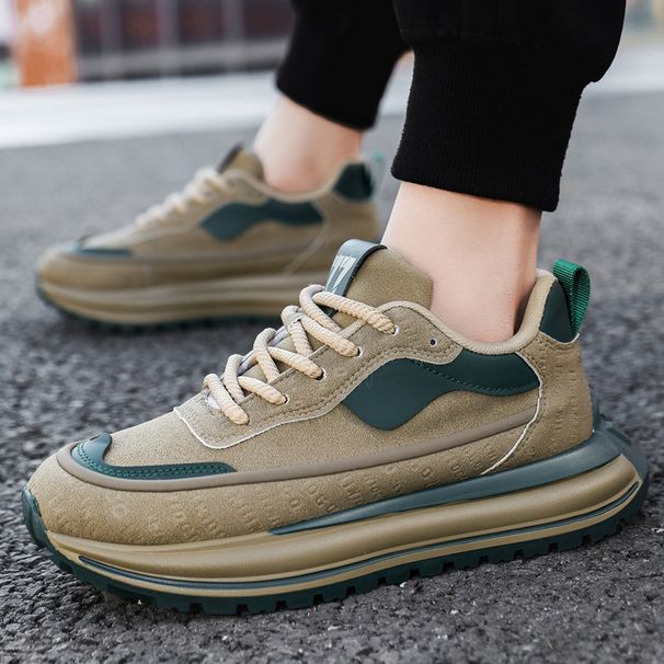2026 Versatile Youth Running Men's Sports Casual Thick-Soled Black Dad Shoes In Stock_vogvips.com