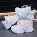 Korean-Style New Sports Shoes Boys Girls, 2026 Spring Summer, Comfortable Breathable Running Shoes, White Sneakers For_vogvips.com