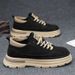 Martin Boots Men's Shoes Breathable Tooling Shoes Men's Platform Sports And Leisure Board Shoes_vogvips.com