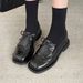 Cameido Women's Vintage Brogue Leather Shoes Oxford Shoes With Bow And Tassel For Spring_vogvips.com
