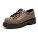 ShoeVault Leather Fashion Trend High Appearance Japanese British Style Low-top Derby Summer Versatile Casual Men's Shoes_vogvips.com