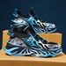 2025 New Chinese Red Shoes Couple Running Shoes Light Non-Slip Shock Absorption Breathable Flying Woven Sports Trendy Shoes_vogvips.com