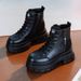 Martin For Women British Style 2025 Autumn New Small Size Winter Fleece-Lined Short Thick Sole Height Increasing Women's_vogvips.com