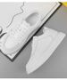Men's Breathable Invisible Inner Heightening Platform White Shoes Men's Sports And Leisure Board Shoes_vogvips.com