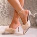 Fashionable Foreign Trade Open-toe For Outdoor Wear, 2026 Summer Furry Pointed-toe Sandals, Women's High-heeled Stiletto_vogvips.com