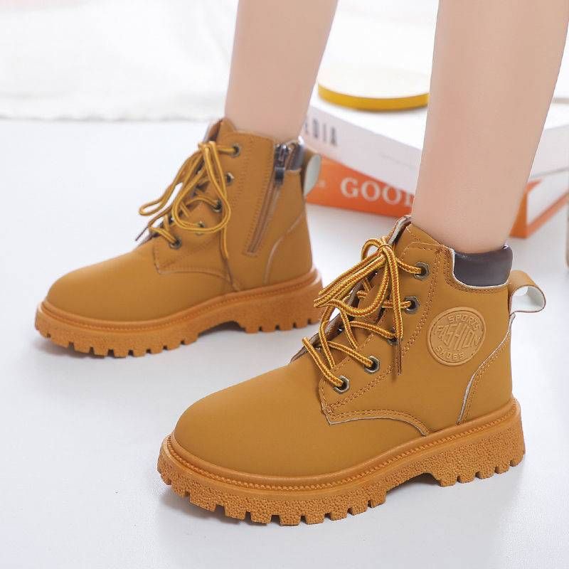 NEW The Best-selling Yellow Boots Are Warm And Versatile, Featuring A New British-style Children's Boot_vogvips.com
