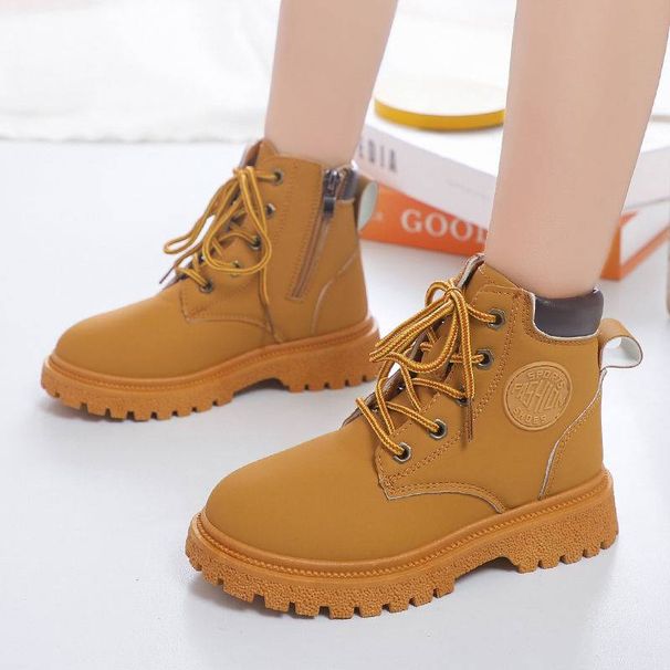 NEW The Best-selling Yellow Boots Are Warm And Versatile, Featuring A New British-style Children's Boot_vogvips.com