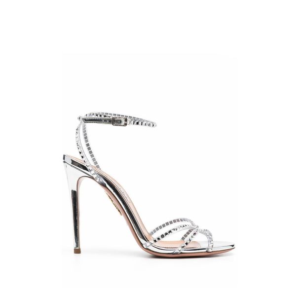 Women's Elegant Stiletto Open Toe Strappy Sandals With Rhinestones Summer New Style For Banquets_vogvips.com