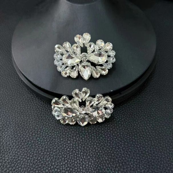 New Detachable Versatile For Everyday Wear, High-heeled Decorations, Bridal Wedding Shoes, Metal Rhinestone Shoe Clips_vogvips.com