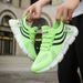 Men's Lace-Up Lightweight Mesh Breathable Comfortable Rebound Sole Park Running Sports Shoes_vogvips.com