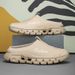 2025 Summer Breathable Home Indoor Slippers Men Thick Bottom Slides Fashion Couple Walking Shoes Large Size 39-46_vogvips.com