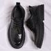 Spring New Hand-Scraped Genuine Cowhide Big Toe Martin Thick Sole Business Casual Leather Shoes Men's High-End_vogvips.com