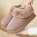 Snow New Style Fleece-Lined Thickened Short Fashionable Versatile Soft Sole Boots Women's Cold-Proof Warm Cotton Shoes_vogvips.com