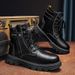 European Warm Series Autumn New High-top British Style Work Men's Casual Trendy Martin Boots_vogvips.com
