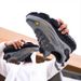 Unisex Lightweight Steel Toe Safety Work Shoes With Rotary Buckle, Air Cushion Comfort Footwear, Suitable For Construction & Factory Workers_vogvips.com