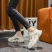 White Shoes For Women New Version Female Students Casual Sports All Match Shoes Street Shot F666_vogvips.com