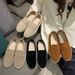 SHLIANG Fashion Suede Driving Shoes Leather Women Casual Shoes Brand Design Soft Women Loafers Moccasins Slip On Leisure Walking Shoes Y0270_vogvips.com