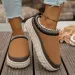 Hot Free Shipping Designer For Woman Cotton Shoes Keep Warm Fashion Boots Outdoor Casual Snow Boots Black Brown White_vogvips.com