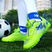 Cristiano Ronaldo Professional Soccer Shoes Men With Rotating Buckle, Breathable Children Teenagers, Boys' TF Cleats For_vogvips.com